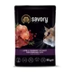 Корм вологий Savory Cat Pouch for Sterilised для стерилізованих котів з ягням та журавлиною у cоусі 85 г (4820261920093) - изображение 1