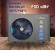 Тепловий насос повітря-вода Raymer RAY-10D2MN-EVI на 10 кВт, інверторний, -30°C/+43°C, моноблок до 120 кв.м - зображення 1
