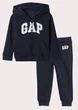 Спортивний костюм для хлопчиків GAP худі та джоггери 98-104 темно-синій - изображение 1