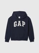 Спортивний костюм для хлопчиків GAP худі та джоггери 98-104 темно-синій - изображение 2
