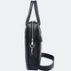 Сумка - портфель для ноутбука из натуральной кожи Tiding Bag M364A Черная 40х30х6см - изображение 3
