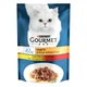 Корм влажный Gourmet Perle для кошек с говядиной и курицей в подливке 85 г (7613033574702) - изображение 1