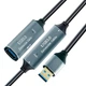 Подовжувач USB 30 із репітером 10м чорний Type-C (LKMTR_863349) - зображення 5