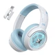 Ігрові бездротові навушники Onikuma GT802I с подсветкой, микрофоном, Hi-Fi, Bluetooth + 2.4G, для ПК, PS4, PS5, телефона White - зображення 1