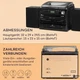 Акустична стереосистема Програвач вінілу Auna 388-DAB+ (10034091) - зображення 4