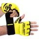 Перчатки для смешанных единоборств MMA Zelart BO-5699 размер S лимонный - изображение 1