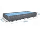 Каркасный бассейн 956 x 488 x 132 см Bestway 561KJ APX 365 - изображение 3