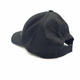 Бейсболка черная однотонная на липучке с белыми вышитыми буквами NY сбоку размер M / 55-56 - изображение 3