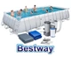 Каркасний басейн 732 x 366 x 132 см Bestway 56474 - зображення 4