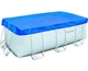 Каркасний басейн 549 x 274 x 122 см Bestway 56465 Power Steel™ Rectangular Pool Set - зображення 1
