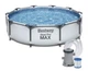 Каркасный бассейн 366 x 100 см Bestway 56260 - изображение 1