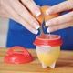Набор силиконовых форм для варки яиц пашот Egg Boiler 6 шт - изображение 3