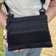 Тактическая сумка через плечо черная для шевронов и пачей - изображение 4