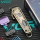 Акумуляторний триммер VGR V-005 машинка для стрижки волосся бороди та вусів зі змінними насадками 1,5-19 мм Золото - зображення 5