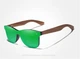 Мужские поляризационные солнцезащитные очки KINGSEVEN WB5504 Green Walnut Wood - изображение 3