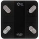 Напольные электронные весы Adler AD 8186 Smart до 180кг 3хААА автовыключение Black (AD8186B) - изображение 1