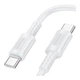 Кабель USB Borofone BX111, 60W, Type-C to Type-C, 1m, Белый - изображение 2