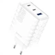 СЗУ Proove Speed Surge Gan 65W (USB + 2 Type-C) white - зображення 1