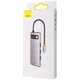 USB Type-C Хаб Baseus Metal Gleam Series 5-in-1 (3*USB3.0, 4K HDMI, Type-C) gray (CAHUB-CX0G) - изображение 2