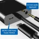 Конвертер однонаправленный - вход HDMI → выход VGA 20cм Stone ST-SC053 c аудио выходом и питанием - изображение 2