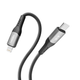 Кабель USB YOKI SOLID YK-SO15 Type-C to Lightning 30W 2m Чорний - изображение 5