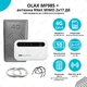 4G комплект роутер Olax 985+4G антенна RNet MIMO 2х17 Дб 900-2700 МГц - изображение 1