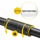Турник раздвижной 4FIZJO 66-100 см Black/Yellow (P-5907739314765) - изображение 2