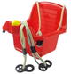 Huśtawka kubełkowa dla dzieci LEAN Toys 5037 Czerwona (5997404501200) - obraz 1