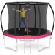 Батут с внутренней сеткой 4FIZJO PRO 8FT 252 см Black/Pink (P-5907739314550) - изображение 1