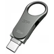 USB флеш накопитель Silicon Power 32GB Mobile C80 Silver USB 3.2 (SP032GBUC3C80V1S) - изображение 2