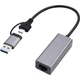 Адаптер USB-A/C to Lan 2.5 Gbit/s Cablexpert (A-USB3AC-LAN2G-01) - зображення 1