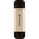 USB флеш накопичувач Transcend 128GB JetFlash 930 Gold-Black USB 3.2/Type-C (TS128GJF930C) - зображення 1