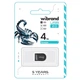 USB флеш накопитель Wibrand 4GB Scorpio Black USB 2.0 (WI2.0/SC4M3B) - зображення 2