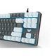 Клавиатура Aula F3287 Keycap KRGD Blue USB UA White/Grey (6948391240688) - изображение 3