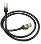 Кабель мережевого LAN RJ45 HOCO US02 Level copper gigabit, 1 м, чорний - изображение 1