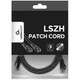 Патч-корд 1м S/FTP Cat 6A CU LSZH black Cablexpert (PP6A-LSZHCU-BK-1M) - изображение 4