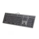 Клавіатура A4Tech FX60 USB Grey White backlit - зображення 2