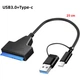 Адаптер USB3.0 Type-A/C HDD 2,5" SATA II/III / SSD Dynamode - зображення 4
