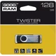 USB флеш накопичувач Goodram 128GB UTS2 Twister Black USB 2.0 (UTS2-1280K0R11) - зображення 2