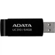 USB флеш накопичувач ADATA 64GB UC310 Black USB 3.0 (UC310-64G-RBK) - зображення 2
