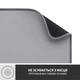 Коврик для мышки Logitech Desk Mat Studio Series Mid Grey (956-000052) - изображение 7