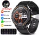 Смарт годинник Чоловічий сенсорный кольоровий HD Екран Класичні Круглі LAXASFIT HW50 Bluetooth 5.3 Ліхтарик 2-3 дні Роботи без підзарядки Мультименю Мульти спорт режим Фітнес Трекер Black - зображення 2
