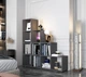 Стелаж Doros Степ 4х4 Графіт відкритий 136.2х28.8х140.7 DRS-011769 (41516167) - зображення 2