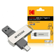 Флешка USB 2в1 Kodak 64GB Type-C USB 3.2 для телефона и компьютера Silver - изображение 8