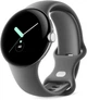 Смарт-годинник Google Pixel Watch Polished Silver Case/Charcoal Active Band - зображення 1