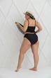 Купальник plus size 3XL Бебі-дол чорний - зображення 4
