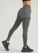 Женские спортивные леггинсы с шортиками Comfort Sport C4455 (1850-48-02) Серый XL No Brand (46-48) - изображение 4