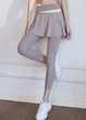 Женские спортивные леггинсы с юбкой Elegant Sport D123 (1851-48-01) Бежевый XL No Brand (46-48) - изображение 2