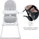 Стульчик для кормления KinderKraft Binci Light Grey (KHBINC00LGR0000) (305331) - изображение 2