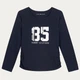 Детский лонгслив для девочки Tommy Hilfiger 75821544 122 см Синий (1159832593) - изображение 1